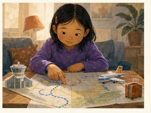 Illustration from Sora’s First Sky Map